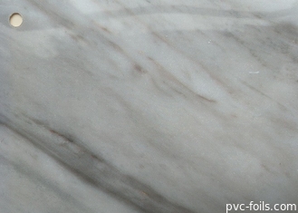 Foglio di PVC bianco di Grey Marble Self Adhesive per la superficie di rinnovamento del Governo