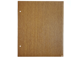 Colore su ordinazione del grano di legno di larghezza del rotolo 1260mm della stagnola della mobilia del PVC