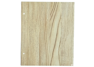 Larghezza su misura della stagnola 1260mm della mobilia del PVC di colore del grano di legno