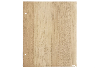 Stagnola della mobilia del PVC di colore del Teakwood per la decorazione della porta del Governo