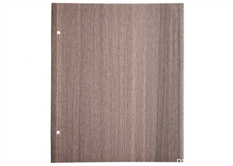 Stagnola di legno della membrana del PVC di struttura di Brown per l'adesivo non del fronte della porta