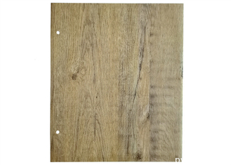 Lamina resistente graffiata del grano di legno del PVC per la superficie decorativa interna