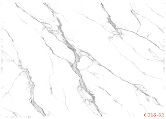 Film di marmo bianco del PVC di ROHS 0.50mm per mobilia interna Front Decoration