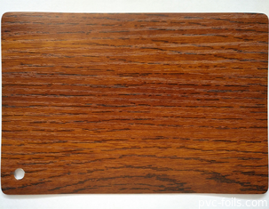 Pellicola di colori di laminazione in PVC a grana di legno per avvolgimento di profili di finestre e porte