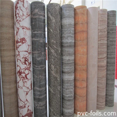 Stampa a effetto marmo di pellicola decorativa in PVC e imballaggio in rotolo per la costruzione