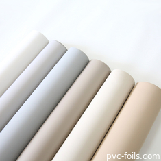 Film antiimpronte digitali in PVC a colori solidi per porte a membrana