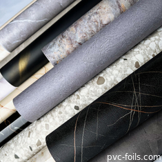 Nuovo marmo di design di pellicola di membrana di PVC per il rivestimento del mobile