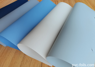 Blu Super Matte Solid Color Self-Adhesive PVC Film Per Decorazioni Domestiche DIY