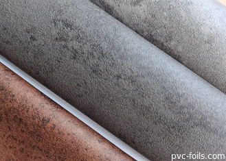 Film decorativo in PVC di pietra di cemento grigio per porte interne