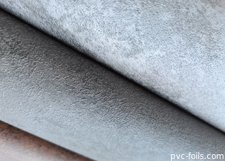 Film decorativo in PVC di texture di cemento grigio per pannelli murali interni