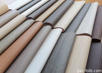 Foshan Wood Grain Self Adhesive PVC Furniture Sticker per la decorazione delle superfici