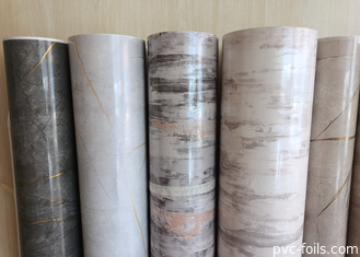 1400 mm pellicola in PVC di marmo lucido per applicazioni di stampa a membrana a vuoto
