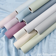Film decorativo in PVC a colori solidi a tocco morbido per porte e armadi a membrana