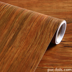 Modello di legno autoadesivo di pellicola di PVC per interni decorativi pellicola di vinile per MDF