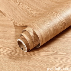 Cina Fabbrica all'ingrosso Modello di legno naturale Film di PVC autoadesivo in vinile per decorazioni di mobili