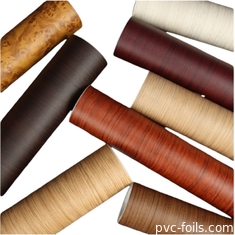 Basso MOQ Prezzo di fabbrica carta da parati autoadesiva Mobili Adesivo Vinyl Legno Grano PVC Film In vendita