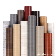 Estetica del legno realistico 3D in rilievo e stampa digitale Film di plastica per la laminazione 30m-50m lunghezza