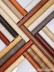 Film decorativo in PVC a grani di legno di ispirazione italiana per porte per mobili - finitura a olio misto