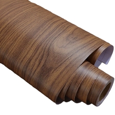 Film decorativo in PVC a look di legno misto con olio in stile italiano per mobili e porte