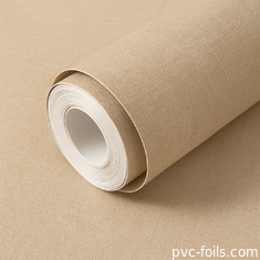 Tessitura del tessuto Colorante solido Pvc Film autoadesivo per la decorazione dei pannelli murali interni