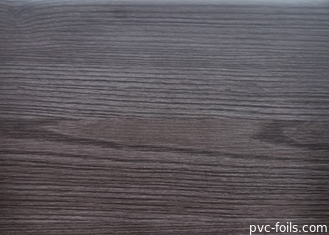 Pellicola decorativa in PVC in rilievo Colori di legno di noce per porte di armadi