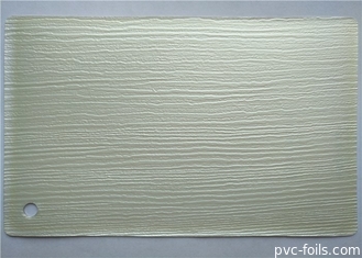 La quercia dipinta bianca pesante imprime la stagnola decorativa del PVC per la porta del bagno