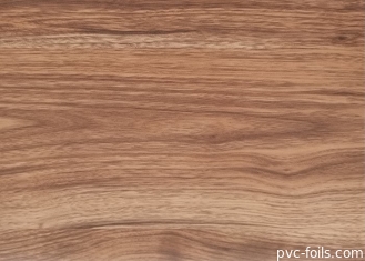 Pellicola decorativa in PVC di colore marrone per la laminazione delle porte