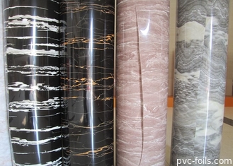 Film decorativo in PVC a effetto marmo nero per il bancone dei mobili
