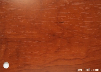 Stagnola di legno della membrana del PVC di colore di Apple per la larghezza superiore 1400mm delle porte
