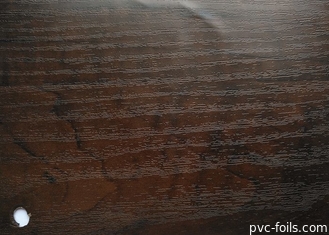 Film di legno tridimensionale del PVC del grano per la decorazione di superficie interna