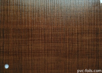 colore decorativo di legno di struttura del tessuto della stagnola del PVC di larghezza di 800mm