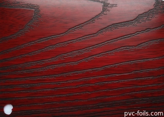 Stagnola decorativa impressa 500m/rotolo del PVC del grano di legno per il Governo