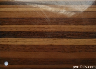 Pellicola decorativa in PVC impermeabile a grana di legno per laminazione di pannelli MDF