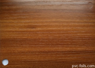 Film decorativo del PVC del grano di legno da 120 micron per lo spostamento del bordo di bordatura