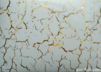 Film decorativo in PVC stampato lucido ignifugo per superficie di laminazione