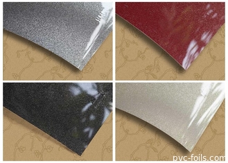 Disegno di stampa di pellicola in PVC metallico ad alto lucido per la copertura del gabinetto laminato 0,3 mm