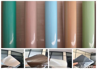 alto film del PVC di lucentezza di 0.2mm per il salone della parete della cucina del tubo principale della mobilia