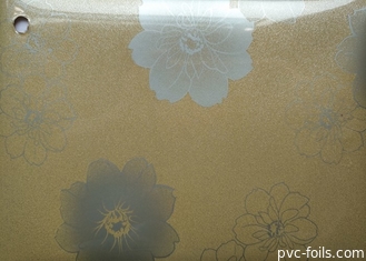 Il fiore ha stampato l'armadio da cucina autoadesivo del film 0.15mm 0.2mm del PVC