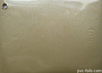Stagnola decorativa del PVC di colore dorato della scintilla per la pressatura della membrana