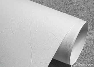 Strato laminato decorativo del PVC di struttura del cemento per il bagno della parete