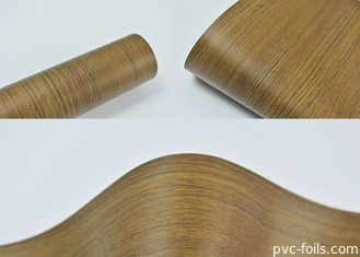 Foglio di PVC della stampa di vuoto per le porte Matte Wood Grain del guardaroba 1420mm