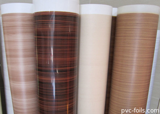 Fogli di mobili in PVC in legno in rilievo per la decorazione del pannello di particolato 0,15-0,30 mm