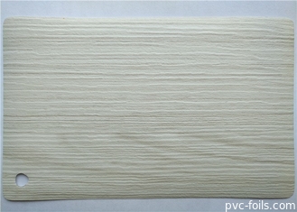 Laminazione di legno del film della stagnola della membrana del PVC 3d del grano bianca