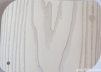 La stagnola di legno della membrana del PVC del grano della mobilia per bianco delle porte imprime