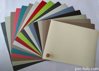 Stagnola della membrana del PVC della stampa di vuoto per il pannello del Mdf delle porte che glassa colore solido