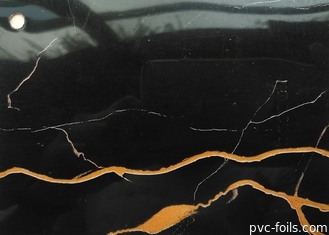 Pellicola decorativa in PVC effetto marmo nero rispettosa dell'ambiente