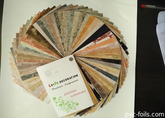 Design decorativo in marmo lucido con film in PVC spesso 0,50 mm per copertura del tavolo