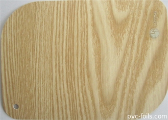 Vinile di legno giallo del PVC di rivestimento per la parete che impermeabilizza il pannello di WPC