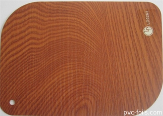 Stagnola di legno opaca della membrana del PVC di effetto 3D per la decorazione del guardaroba