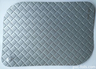 Decorazione laminata metallica del pannello della mobilia della porta di progettazione dello strato del PVC del tessuto